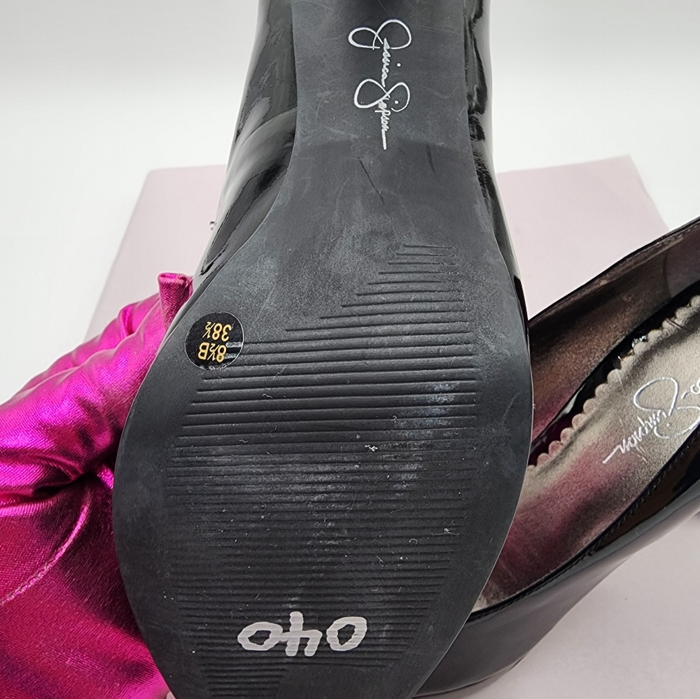 Jessica Simpson Patent Leather Platform Heel Size 8.5 - Picture 5 of 14